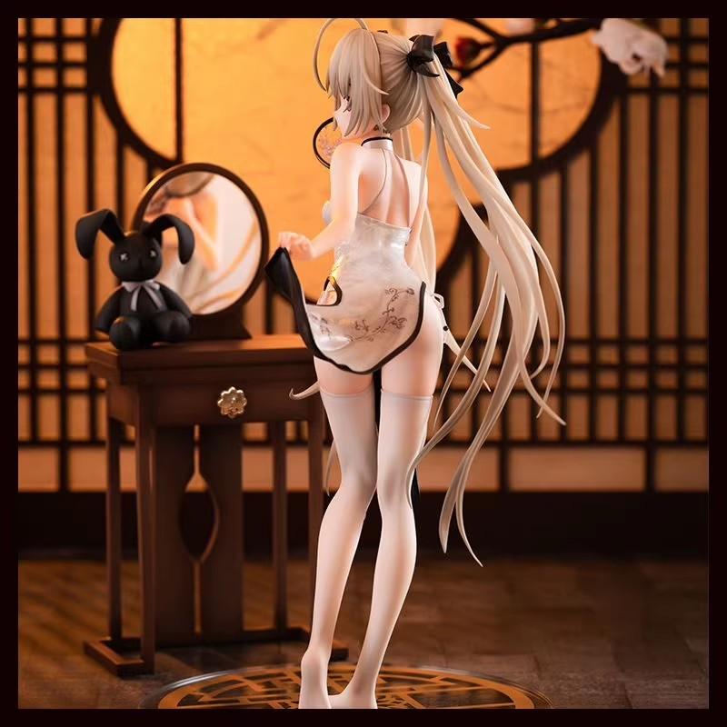 22CM Anime Yosuga No Sora Kasugano Sora Figure China Dress Style Cheongsam Cute Model Toy Girl Gift Collection Ornaments PVC