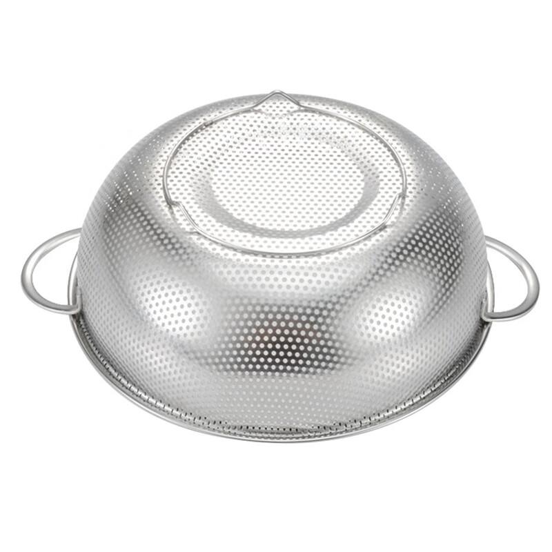 Edelstahl Reis- & Gemüsewasch-Abtropfsieb