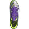 Adidas F50 League MG Versatile Comfortable Stylish Low-Top Kids Football Shoes Kids Football Shoes Purple White Bright-Lemon-Yellow JH7752