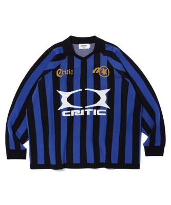 CRITIC Knit Stripe Racing Jersey Black