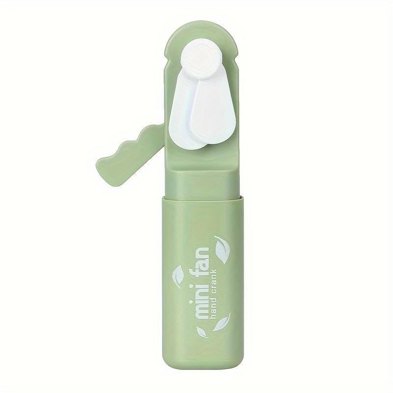 4 Pack Mini Handheld Manual Fans, Portable Personal Cooling Devices, Plastic,Fashionable Summer Accessory for Women, Easy to Carry for Travel