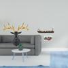 Boho Resin Deer Wall Sculpture Burner Collectible Artwork for Office Home Bedroom Tabletop Ornament