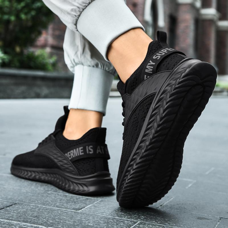 39-48 Spring/Autumn Stinky Tide Shoes Sports and Leisure Network Lightweight Blind Flying Weaving Men's Shoes