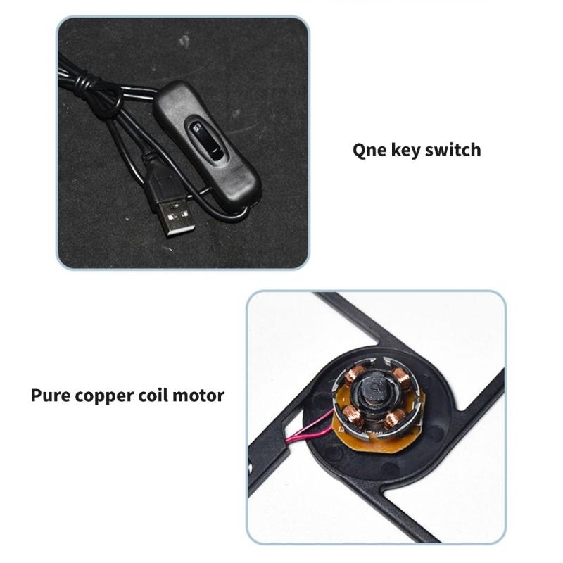 FishTank Clip on Cooling Fan Water Plant Cooling Temperature Control Aquarium Chiller Cooling Fan Adjustable