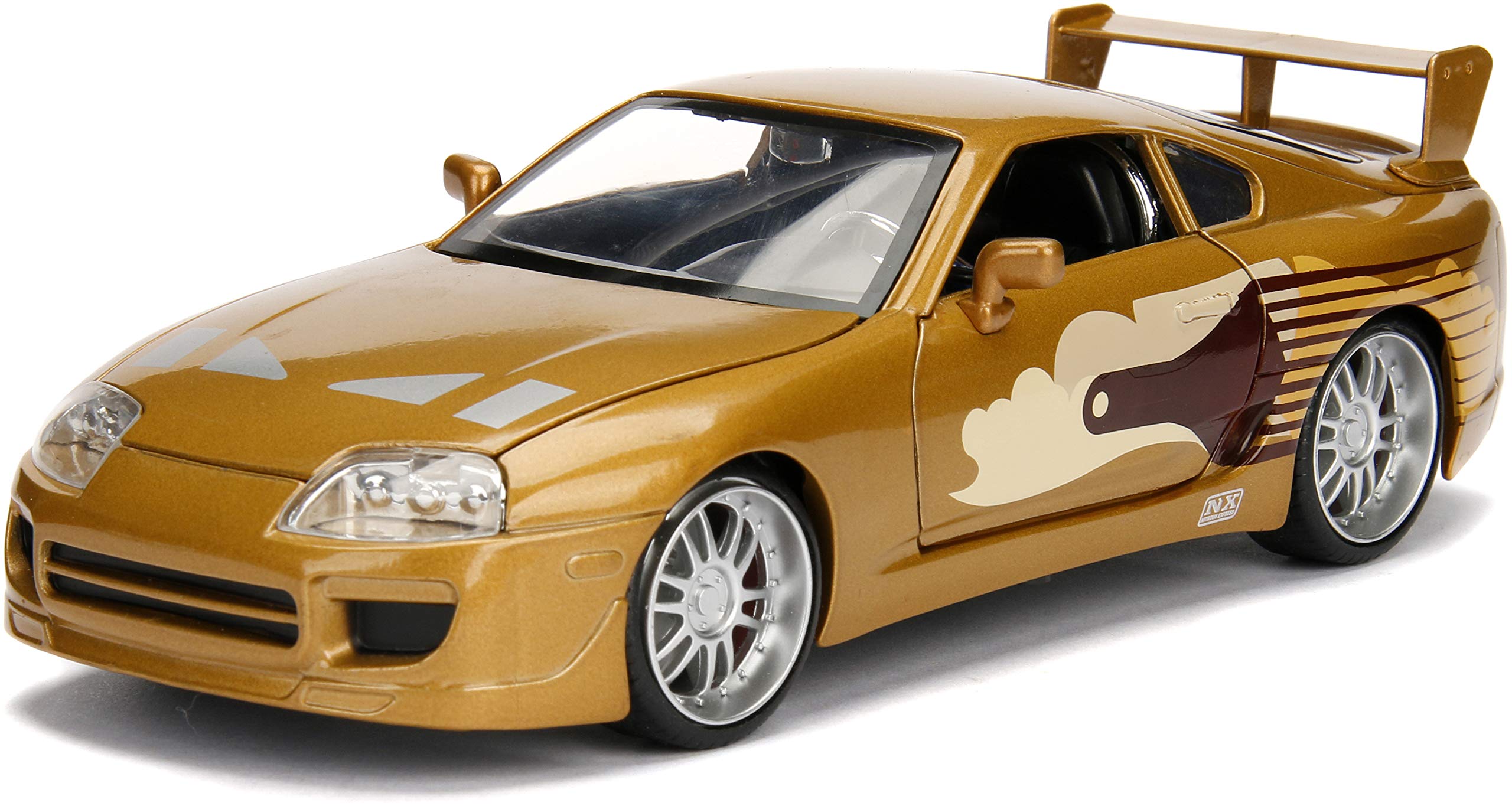 

JADA TOYS Масштаб 1/24 Модель автомобиля из литого металла Toyota Supra Слапа Джека из Форсажа [Параллельный импорт]
