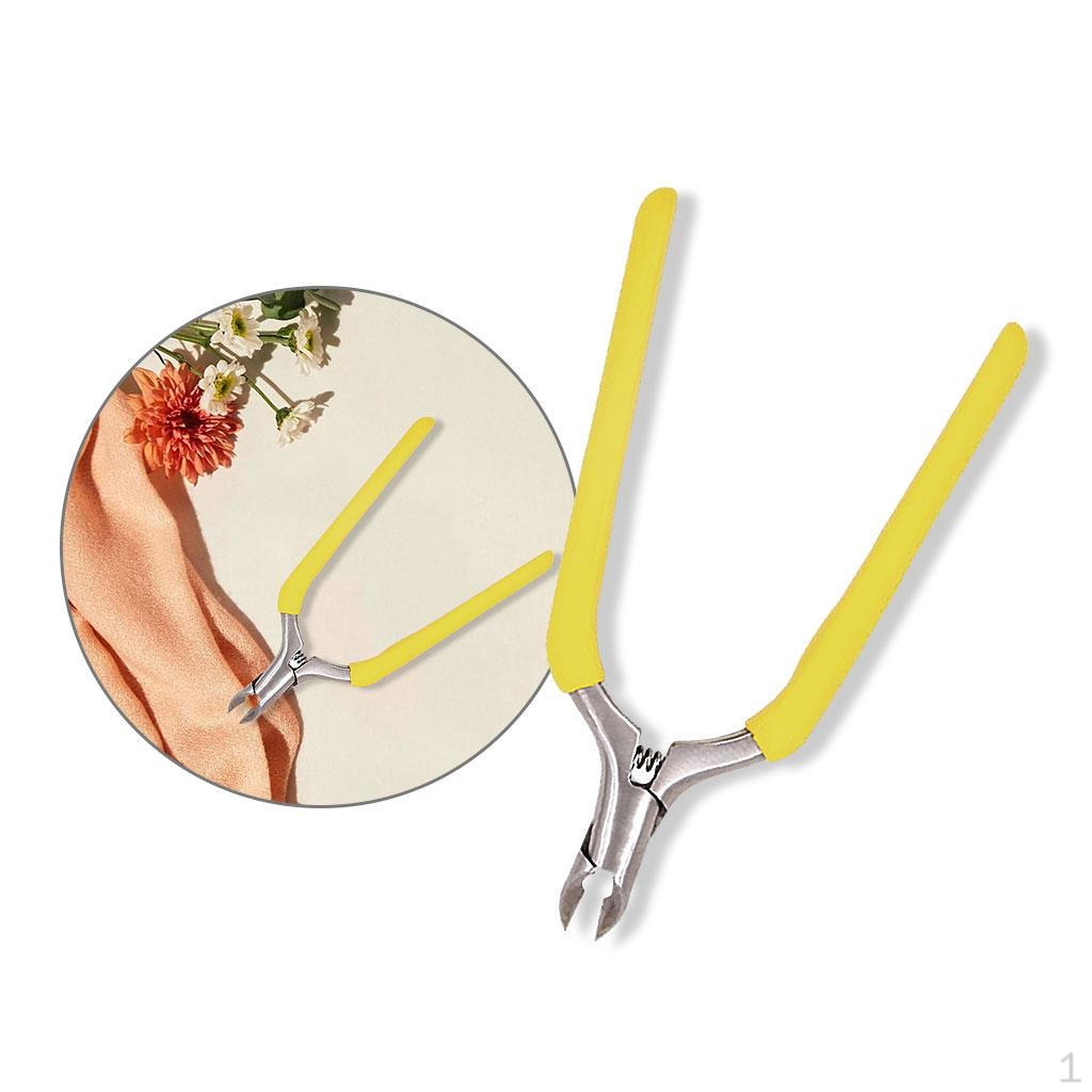 

Cuticle Scissors Manicure Peeling Remover Tool Durable Clipper Yellow
