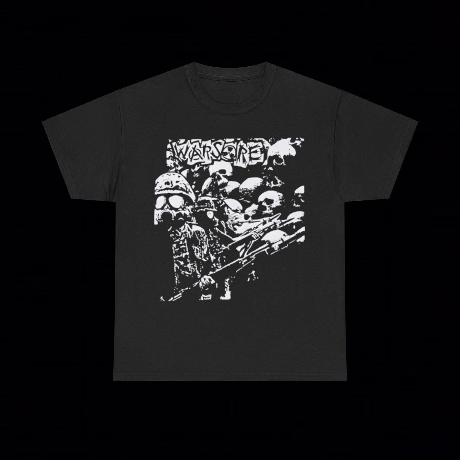 Warsore Grindcore Crust Punk Футболка Винтажная Дистопия Disrupt Мерч Группы Spazz S