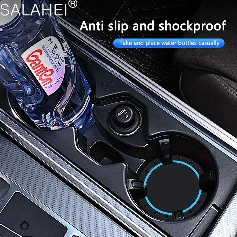 2 Stück Auto-Becherhalter Rutschfeste Silikonmatte Wasserbecher Anti-Rutsch-Pad für KIA Rio Soul Seltos Forte K5 K3 Niro Sorento Stinger Sportage