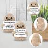 1 PCS Positive Energy Potato Mini Handmade Plush Knitted Doll with Card Fun Stress Relieving Knitted Doll Home Decoration