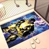 Black Adam Print Rug, Washable Floor Carpet, For Entryway Dorm Laundry Room Office Study, Home Decor Birthday Christmas Gift