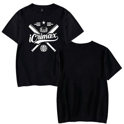 Tričko Icrimax pro muže Letní oblečení Fitness O Neck Pánské tričko pro muže Oversized Nové Pánská trička Topy