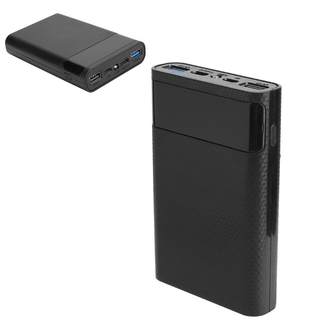 ABS 4 x 18650 Portable Quick Charging Battery Box Repeated Disassemble No Welding Mobile Power Case Kit