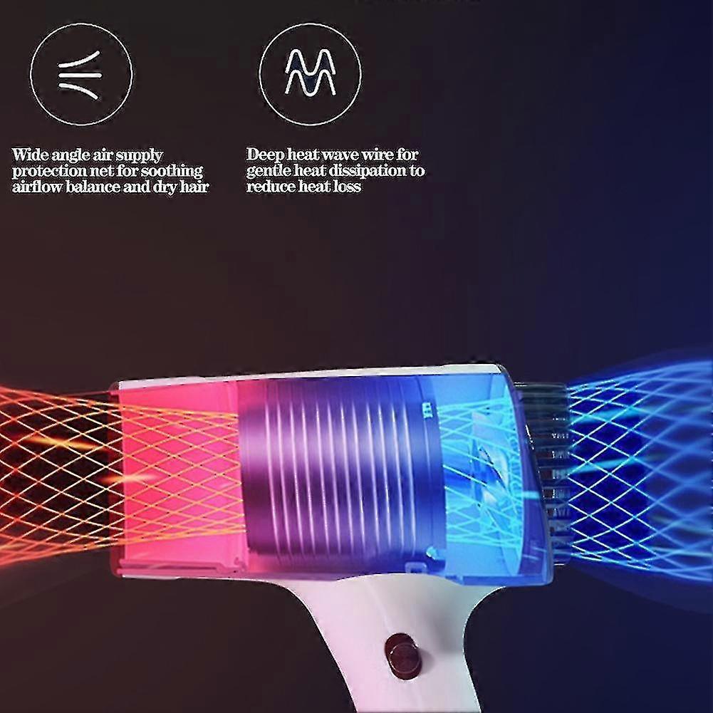 Wireless Rechargeable Hair Dryer Portable Hot And Cold Wind Hair Dryer For Outdoor Travel-Black