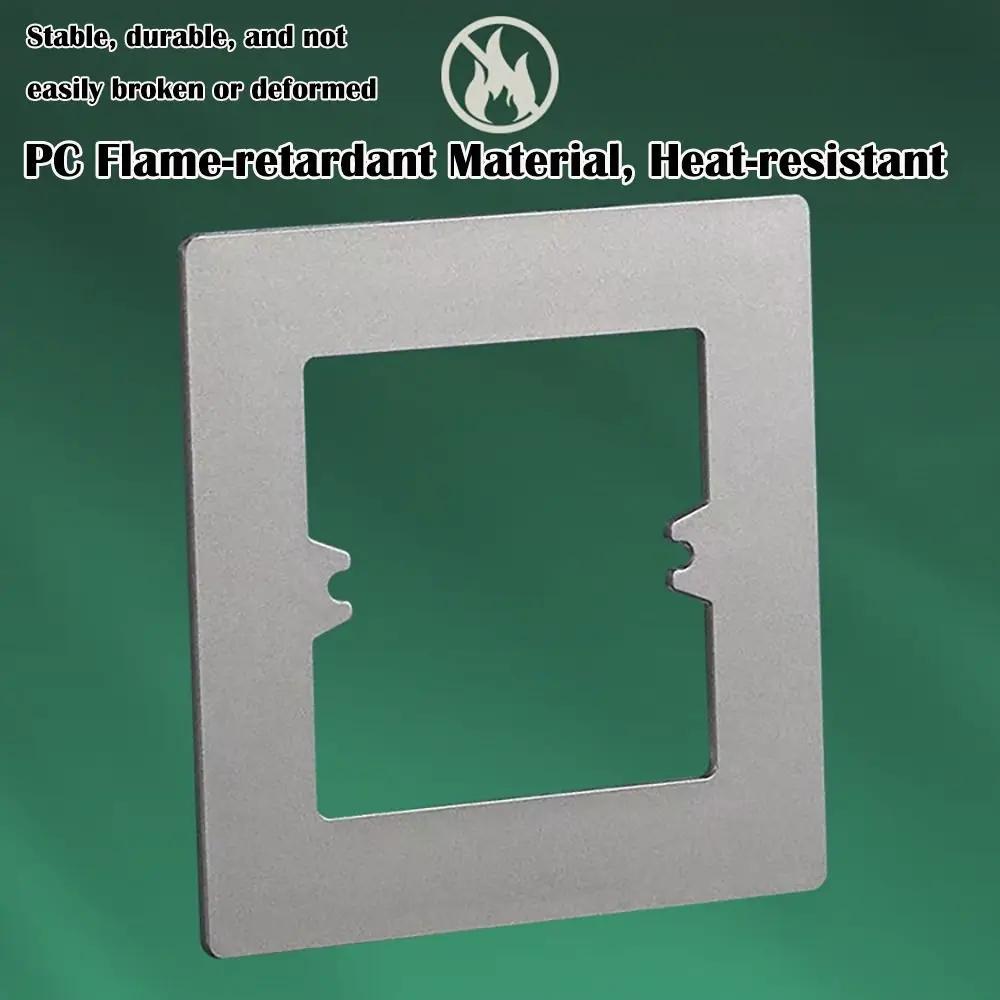 New Plastic Switch Socket Panel Universal Wall Panels Decorative Cover Electrical
