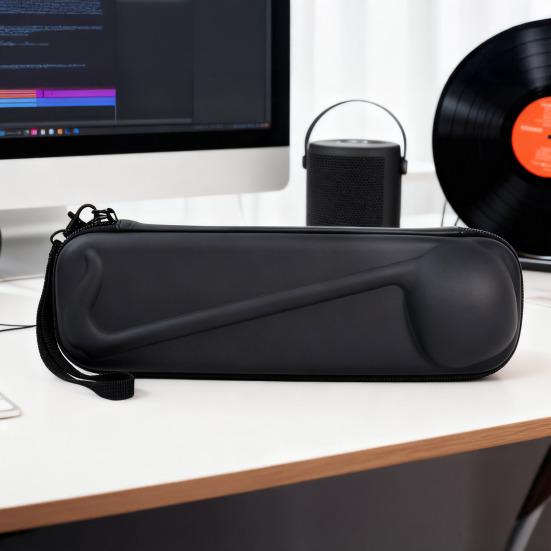 Aufbewahrungskoffer für Otamatone Tragbar Stoßfest Japanisches Elektronisches Musikinstrument Spielzeug EVA Hartschale Schutzhülle Tasche mit Handschlaufe