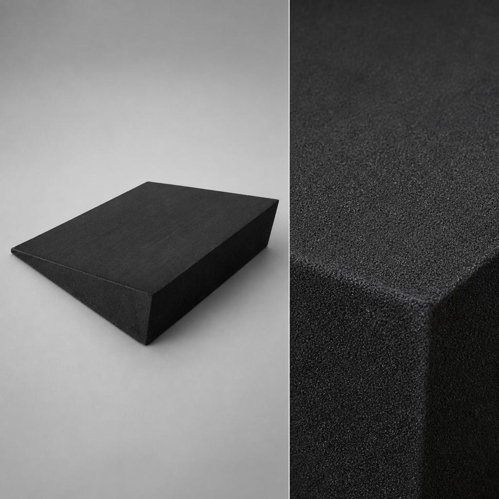 Foam Slant Board High-Density Yoga Block with Non-Slip for Home Gym, Yogis