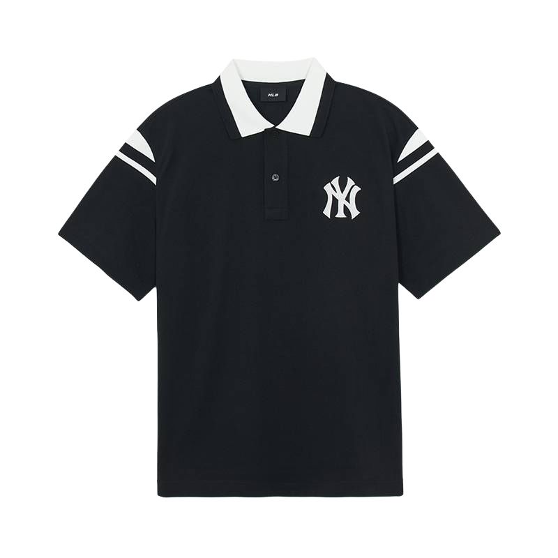 New MLB New York Yankees SS25 Polo Shirt Unisex 3APQV0353-50BKS