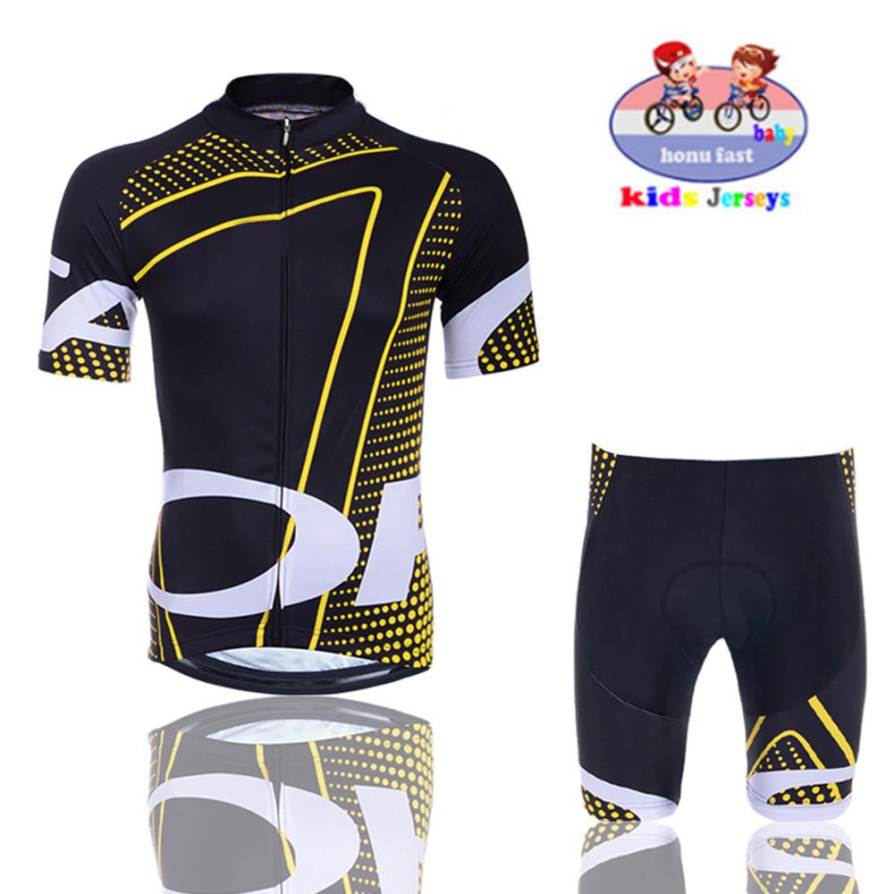2026 Summer Breathable Cycling Suit Set Kids Bike Suit Short Sleeve Quick Dry Breathable Boy Outdoor Riding Bike MTB Clothing Cycling Jersey