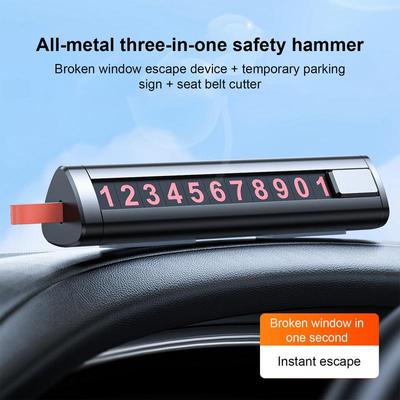 Car Safety Hammer Design Layered Heat Insulation Seat Belt Cutter Escape Kit Multifunctional For Car Auto Vehicles