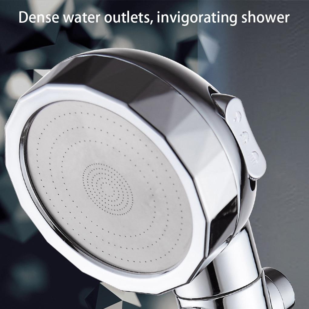 Water Saving High Pressure Shower Head Hand Hold Round Bathroom Accessory Chrome ABS Shower Heads