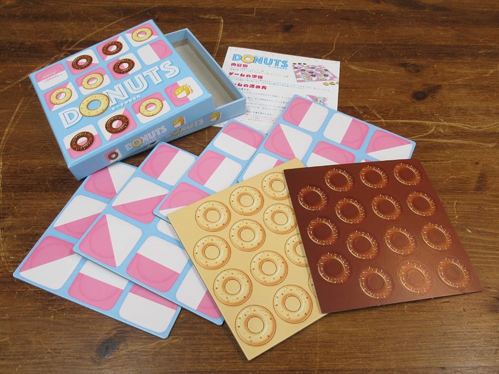 Hobby Japan Donut Narabe Japanese Version Ages 8 and Board Game (2-player, 10-15 Minutes, Up)