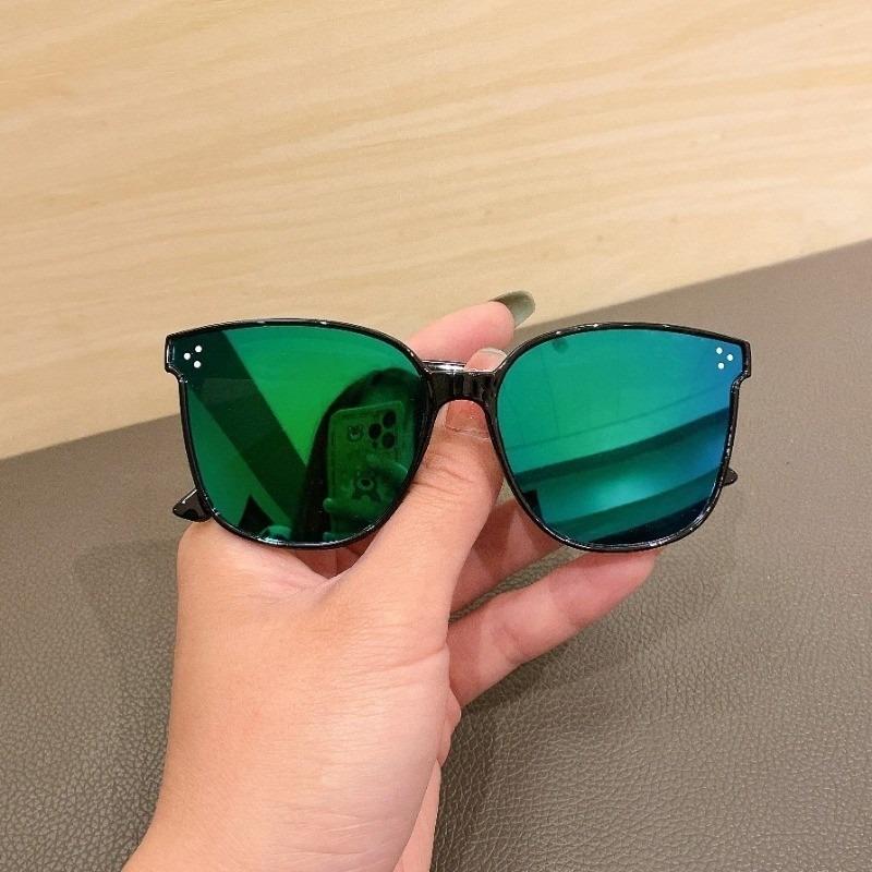 

Классические солнцезащитные очки UV400 для детей, девочек, цветные зеркальные детские очки, металлическая оправа, детские очки