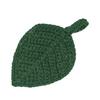 Tomo Corporation Nepal Knit Coaster Cat Face Black Wool Handwoven Coaster 9.5cm Diameter 17725-910-500