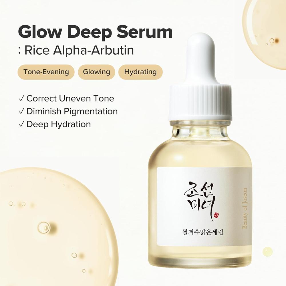 Beauty of Joseon Glow Deep Serum Rice + Alpha-Arbutin Brightening Dark Spot Care Serum 30ml