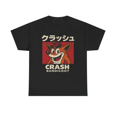 Retro Crash Bandicoot T-shirts Unisex Spel T-shirts TV-spelskläder Nostalgiska Gåvor Spelar Mode