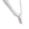 Les Trésors De Lily [B9853] - Silberkette 'Tentation' Rosa Weiß