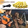 Akustikgitarren-Stegstifte aus Messing (6-teiliges Set) - Leicht austauschbare Teile, inklusive Endpin und Stiftentferner