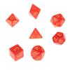 6 Colors Lot Of 7pcs Acrylic Dices Card Board Game Props Multi Sided Set