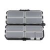 Fishing Tackle Box 9 Compartments Box Detachable Rigs Hook Bait Lure Storage Organizer
