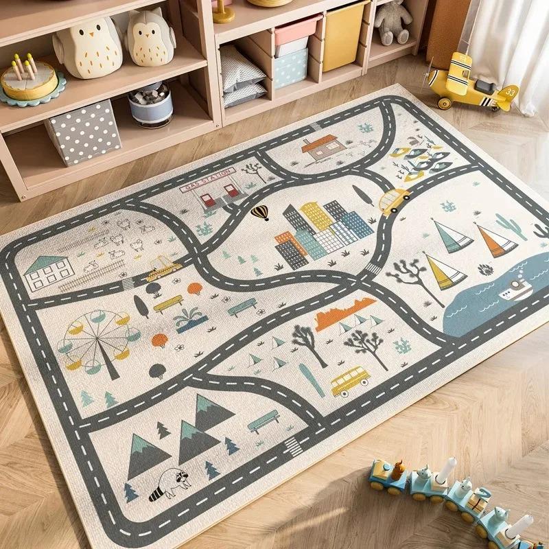 Soccer Football Field Carpet Rug for Bedroom Living Room Home Sofa Decoration,Children Play Game Large Decor Floor Mat Gift IN