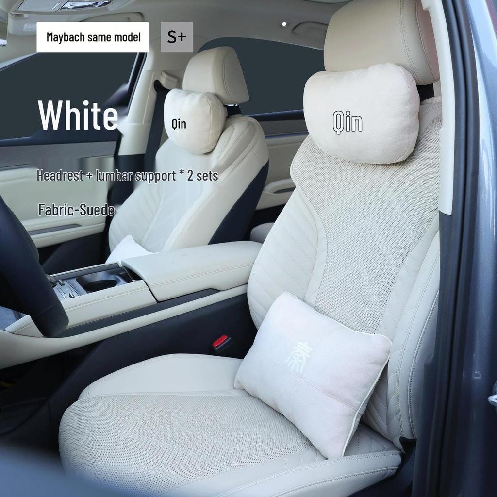 BYD Qin L Car Headrest, Neck Support, Seat & Lumbar Pillow Set
