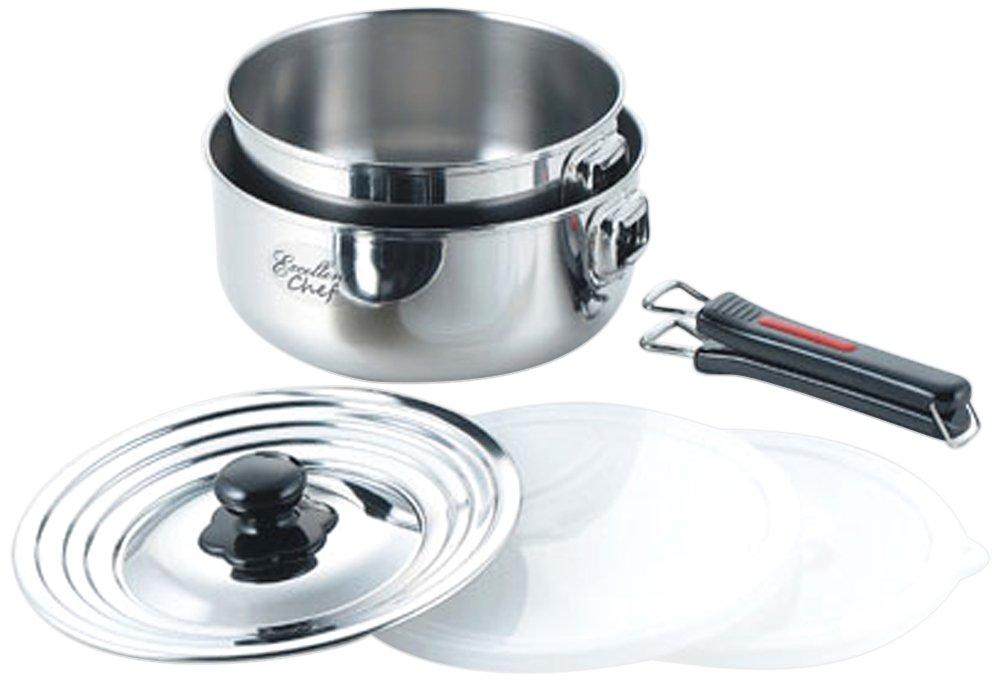 BAKER DEPOT Takei Pottery Manufacturing Excellent Chef Cooker 2P One-Touch (18-20cm) EXC-102