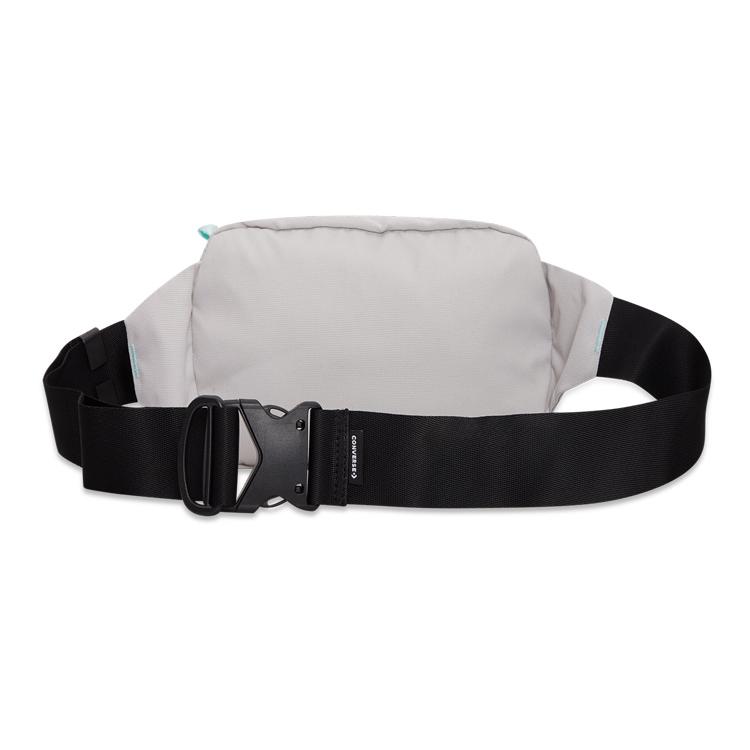 New Converse Polyester Shoulder Bag, Crossbody Bag, Fanny Pack Regular Unisex Silver 10022098-050