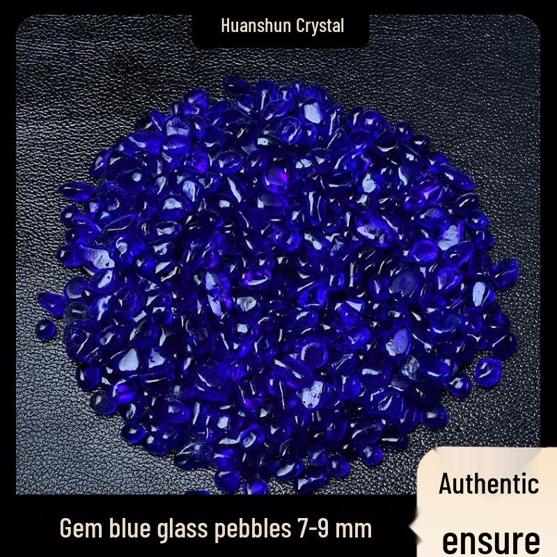 Seven-Color Glazed Crushed Stone Glass for Fish Tanks, Landscaping, Crystal Ornaments, DIY Mandala, and Gemstone Jewelry