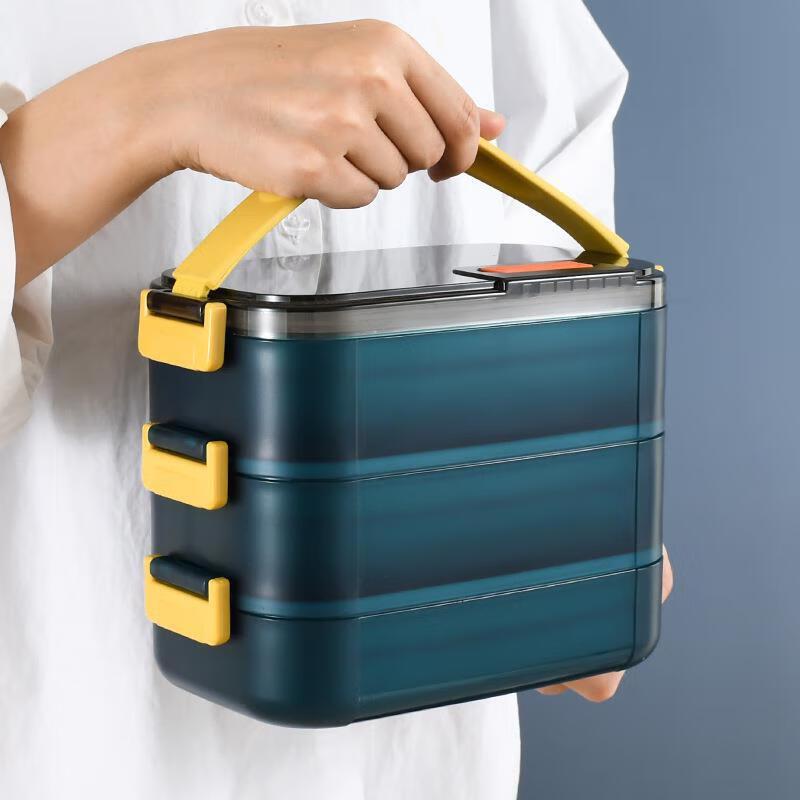 Zhizhao 3-Layer 304 Stainless Steel Insulated Lunch Box