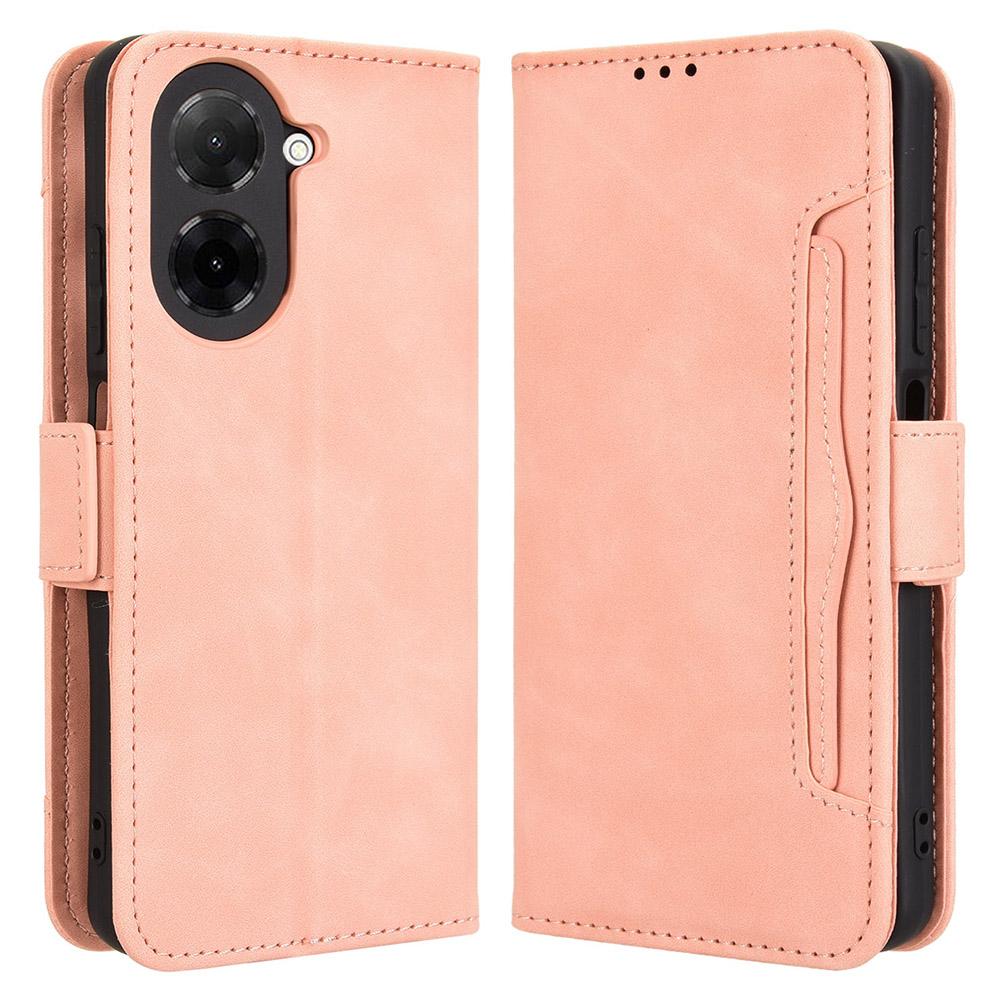 For Xiaomi Redmi A5 4G (171.7mm)/Poco C71 4G Leather Case Phone Wallet Cover with Multiple Card Slots
