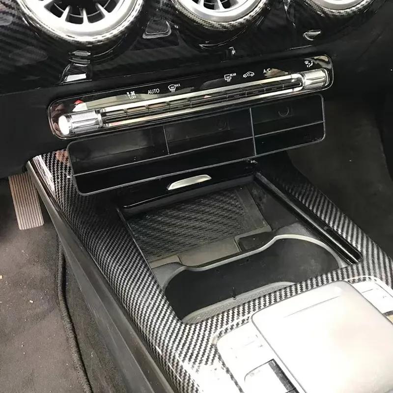 Finitura Scatola Portaoggetti Controllo Centrale Auto Per Mercedes Benz Classe A B CLA GLB GLA W177 W247 C118 X247 H247 - Accessori Auto