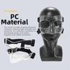 Black/Clear Basketball Face Mask Elastic Strap Face Guard Practical Nose Protector  Outdoor Sports