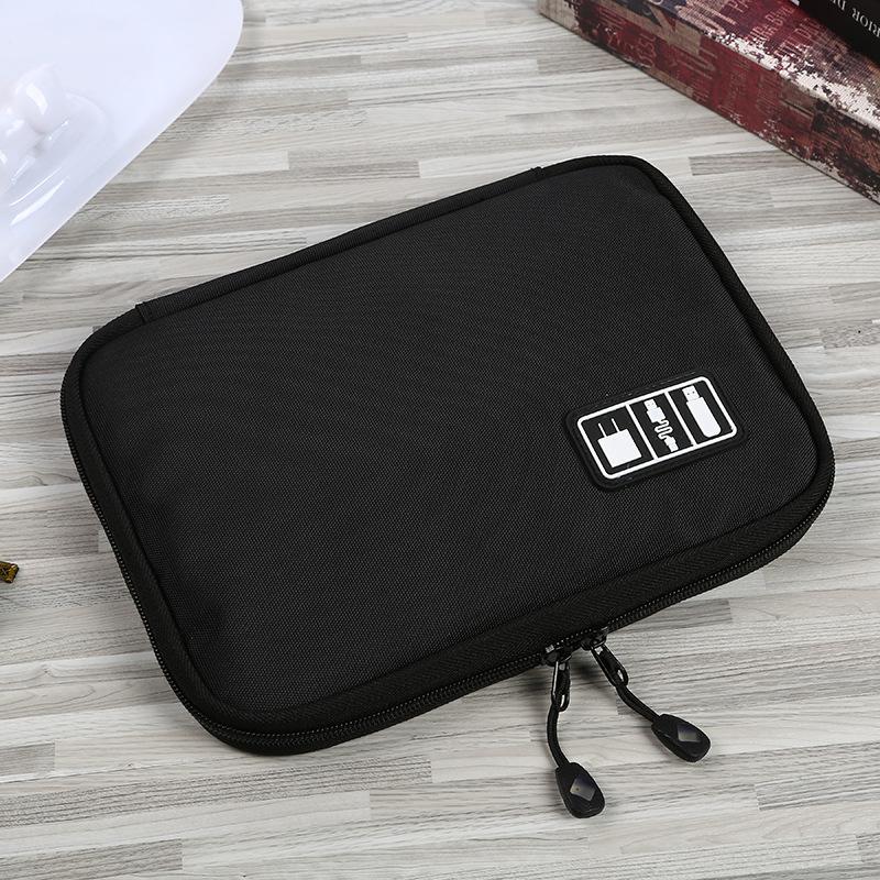 Travel Storage Bags Shockproof Flash Drive USB Cable Earphone Organizer Digital Gadget Holder Cell phone Mobile USB Charger Case