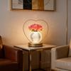 LED Rose Night Light Romantic Atmosphere Table Lamp Luxury Bedside Light for Bedroom Dorm Birthday Gift for Girls