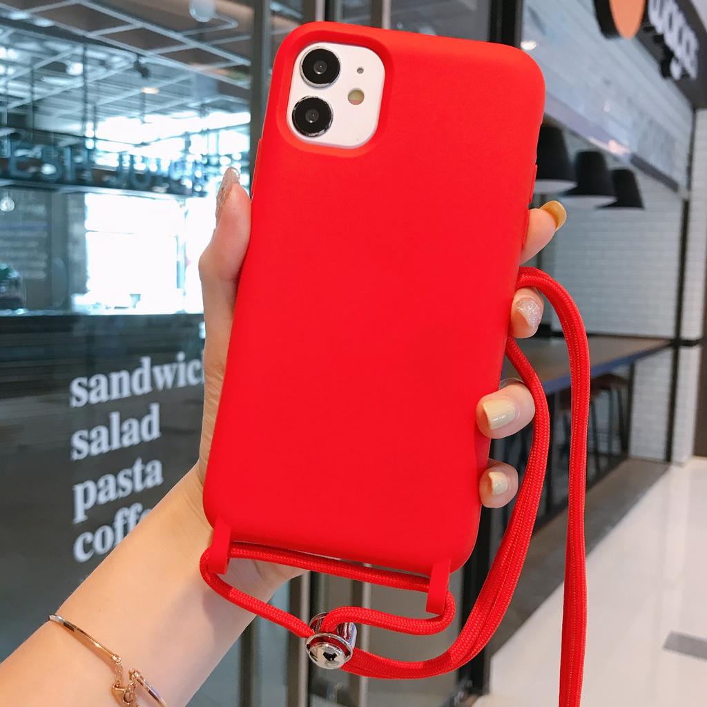 Applicable To Apple 13PROMAX Mobile Phone Case, Lanyard Case, Thickened Silicone iPhone13PRO Mobile Phone Case 14PROMA.