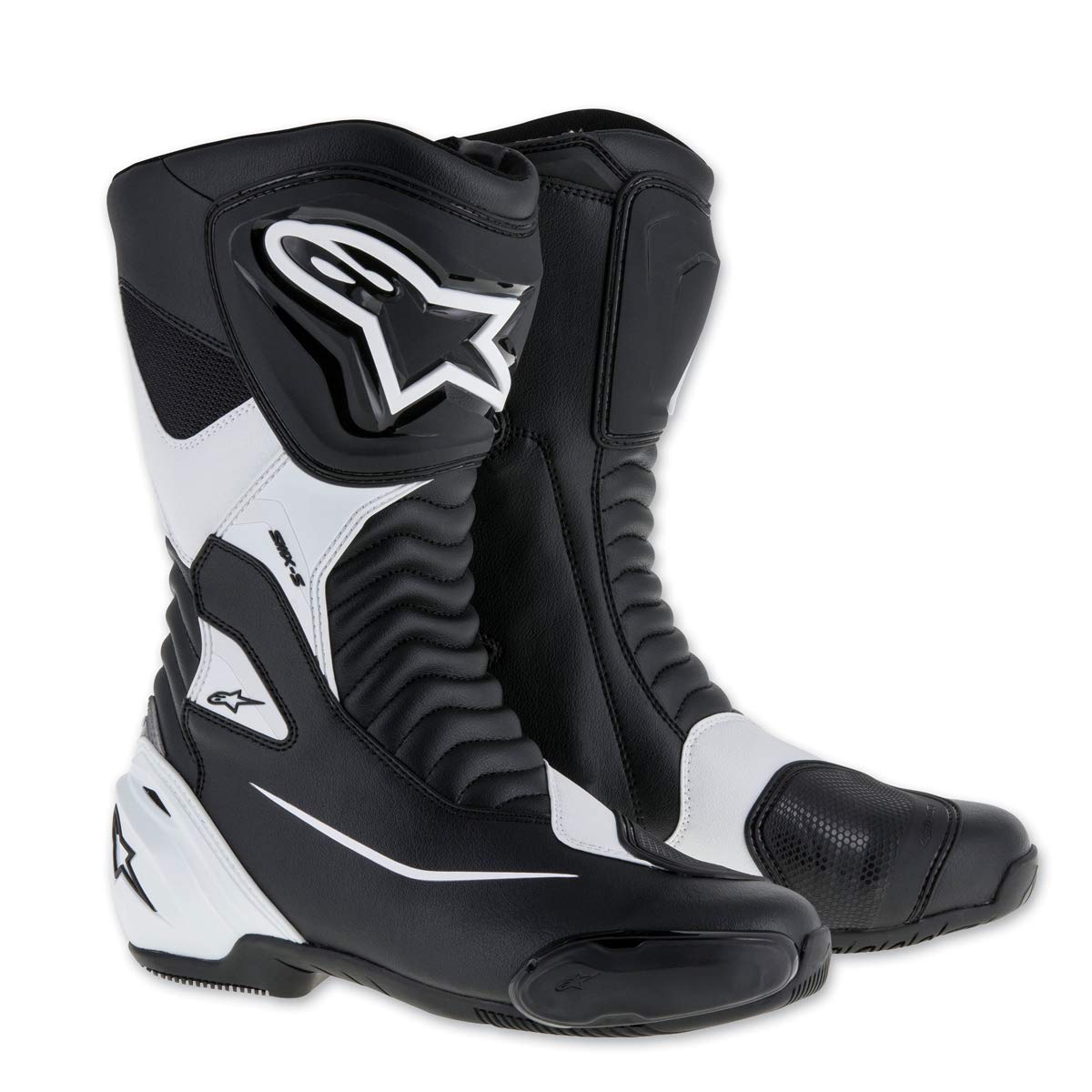 

Мотоботы alpinestars SMX-S (Черный/Белый, EU41 / 26.0 см) – Защита для спортивной езды