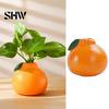 Einzigartiges Tischornament, Orangenförmige Vase, Dekorativer Hydrokultur Kreativer Blumenbehälter, Kleiner Hydrokultur Pothos Behälter Topf für Wohnzimmer