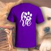 Paw Print LOVE T-Shirt | Pick Your Color! | Dog/Cat Mom