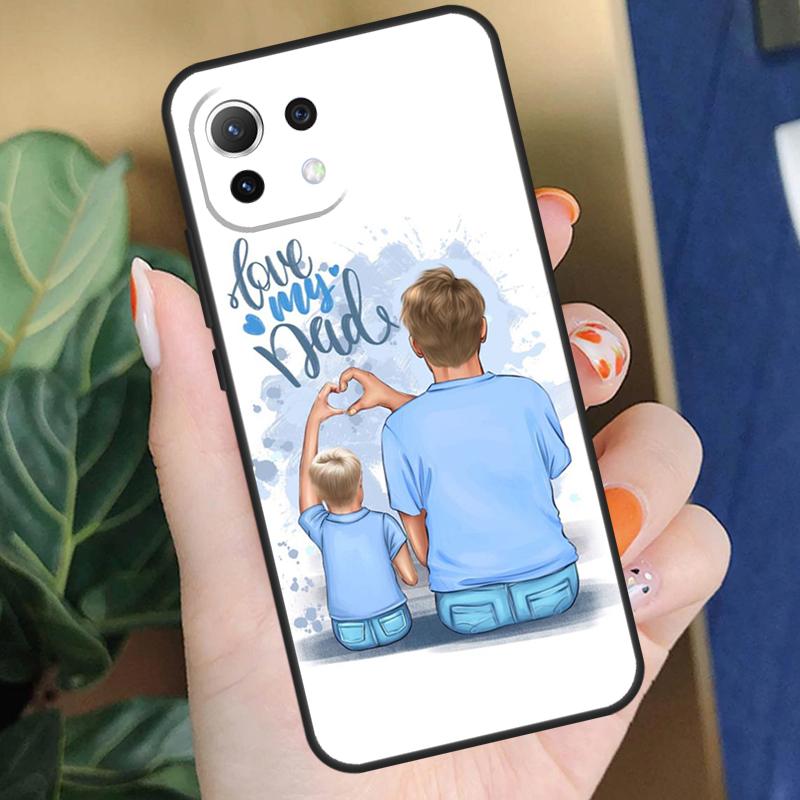 Baby Mom Daughter Girl Son Dad Case For Xiaomi 15 14 Ultra 13T 14T 15T Pro 17 Pro Max POCO F8 F7 F5 F6 X5 X6 X7 Pro Coque