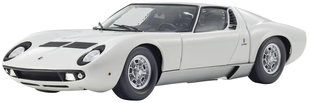 Kyosho Original 1/18 Scale Lamborghini Miura P400 (White) Finished Product KS08314W